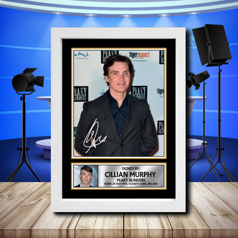 Cillian Murphy 3 Signed Autographed Television Star Poster Print Framed ...