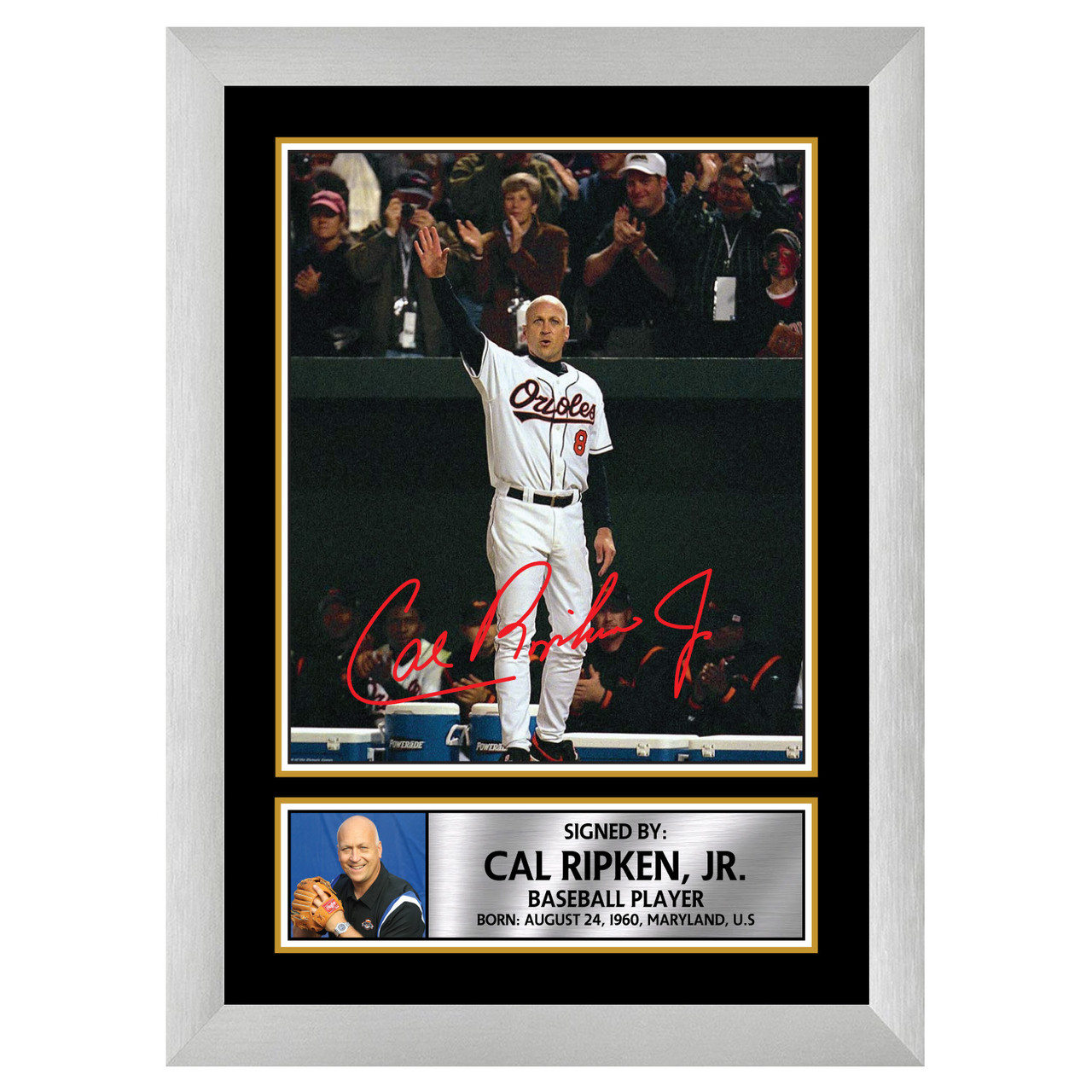 Autographed Cal Ripken Jr. Jersey - UNIQUE