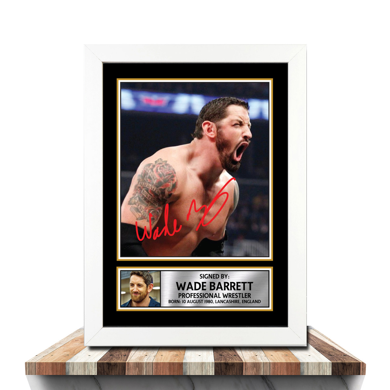 Wade Barrett WWE SmackDown Professional Wrestler Professional wrestling  Tattoo, others, fitness Professional, arm, abdomen png | PNGWing