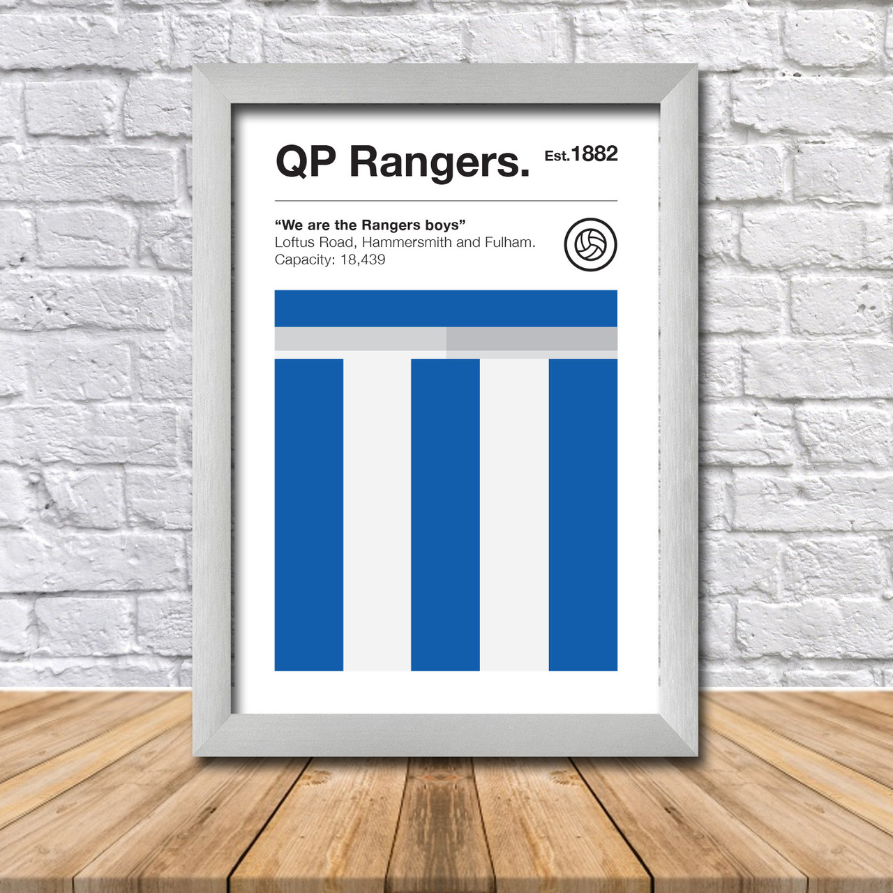 QPR shirts through the years a3 print