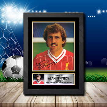Alan Kennedy 1 Signed Autographed Footballers Star Poster Print Framed Merch Gift