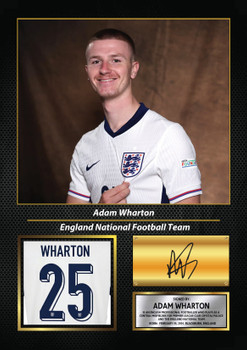 Adam Wharton England Signed Poster Print – England National Football Team Wall Art – Adam Wharton Signature Style Football Poster – Soccer Fan Gift Decor