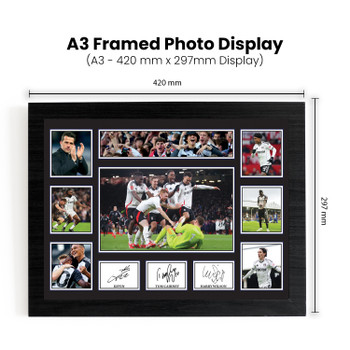 Fulham FC Team 2026 Poster Print – Cottagers Football Club Wall Art Featuring Kevin Mbabu, Tom Cairney & Harry Wilson – Fulham Supporters Memorabilia Gift