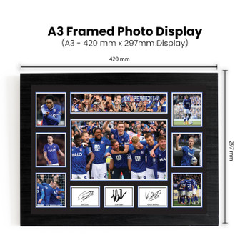 Ipswich Town FC Team 2026 Poster Print – Tractor Boys Football Club Wall Art Featuring Leif Davis, Jack Clarke & Kieran McKenna – Ipswich Town Supporters Memorabilia Gift