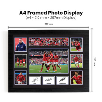 Nottingham Forest FC Team 2026 Poster Print – Forest Football Club Wall Art Featuring Murillo, Elliot Anderson & Morgan Gibbs-White – Nottingham Forest Supporters Memorabilia Gift
