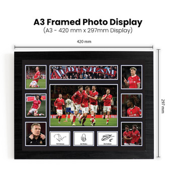 Wrexham AFC Team 2026 Poster Print – Wrexham Football Club Wall Art Featuring Phil Parkinson, Josh Windass & Ollie Rathbone – Wrexham Supporters Memorabilia Gift