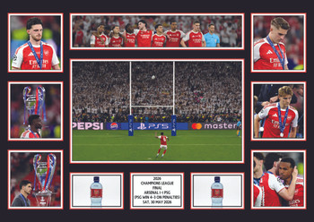 Arsenal Champions League Final 2026 Poster Print – Funny Arsenal Fan Gift – UEFA Champions League Final Memorative Wall Art – Football Banter Present for Gunners Supporters