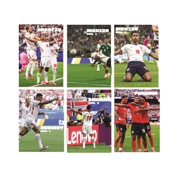 Jude Bellingham England 2026 World Cup Goal Celebration Poster Pack – Set of 6 Premium Football Prints – Soccer Wall Art – England Fan Gift