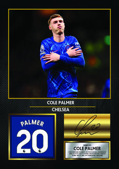 Cole Palmer printed signature poster