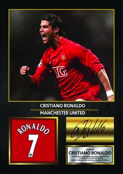 Cristiano Ronaldo printed signature poster