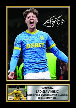 Ladislav Krejci printed signature poster