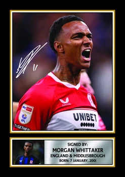 Morgan Whittaker printed signature poster