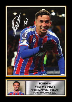 Yeremy Pino printed signature poster