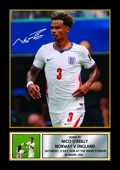 Nico O'Reilly printed signature poster