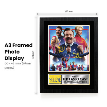 Ted Lasso printed signature poster – frame view 1