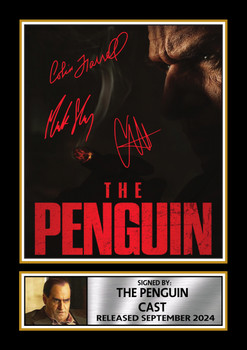 The Penguin printed signature poster
