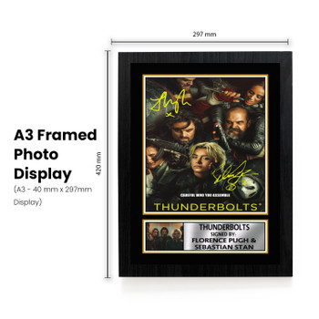 Thunderbolts printed signature poster – frame view 1