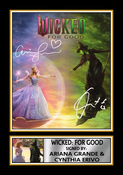 Wicked: For Good printed signature poster