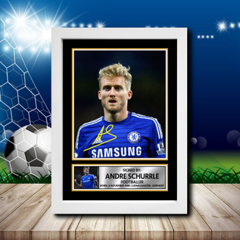 Andre Schurrle Signed Autographed Footballers Star Poster Print Framed Merch Gift Andre Schurrle Signed Autographed Footballers Star Poster Print Framed Merch Gift
