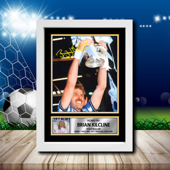 Brian Kilcline 2 Signed Autographed Footballers Star Poster Print Framed Merch Gift Brian Kilcline 2 Signed Autographed Footballers Star Poster Print Framed Merch Gift