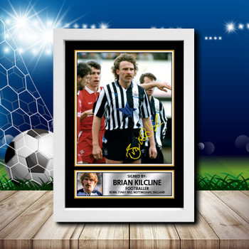 Brian Kilcline 2 2 Signed Autographed Footballers Star Poster Print Framed Merch Gift