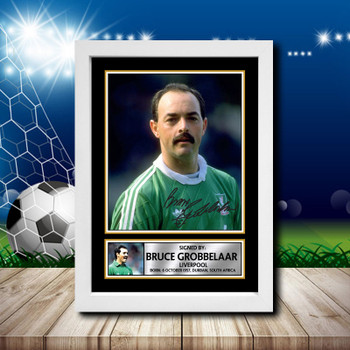 Bruce Grobbelaar 1 Signed Autographed Footballers Star Poster Print Framed Merch Gift