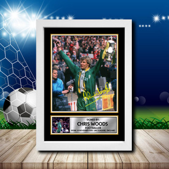 Chris Woods Signed Autographed Footballers Star Poster Print Framed Merch Gift Chris Woods Signed Autographed Footballers Star Poster Print Framed Merch Gift