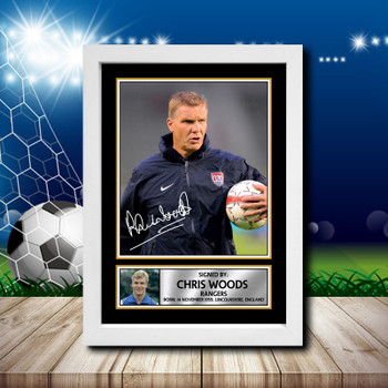 Chris Woods 1 Signed Autographed Footballers Star Poster Print Framed Merch Gift