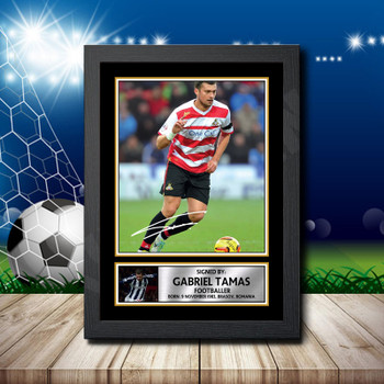 Gabriel Tamas 2 Signed Autographed Footballers Star Poster Print Framed Merch Gift Gabriel Tamas 2 Signed Autographed Footballers Star Poster Print Framed Merch Gift