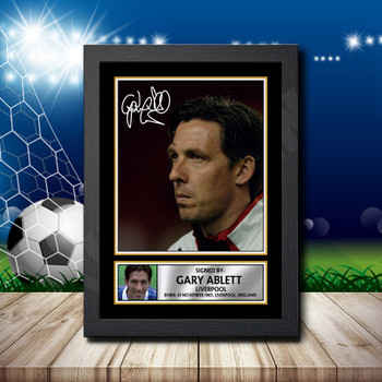 Gary Ablett 2 Signed Autographed Footballers Star Poster Print Framed Merch Gift