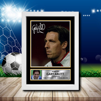 Gary Ablett 2 Signed Autographed Footballers Star Poster Print Framed Merch Gift Gary Ablett 2 Signed Autographed Footballers Star Poster Print Framed Merch Gift