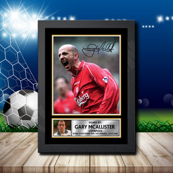 Gary Mcallister 1 Signed Autographed Footballers Star Poster Print Framed Merch Gift Gary Mcallister 1 Signed Autographed Footballers Star Poster Print Framed Merch Gift