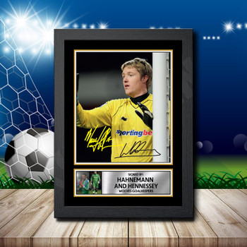 Hahnemann  Hennessey Signed Autographed Footballers Star Poster Print Framed Merch Gift Hahnemann  Hennessey Signed Autographed Footballers Star Poster Print Framed Merch Gift