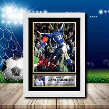 Hermann Hreidarsson Signed Autographed Footballers Star Poster Print Framed Merch Gift Hermann Hreidarsson Signed Autographed Footballers Star Poster Print Framed Merch Gift