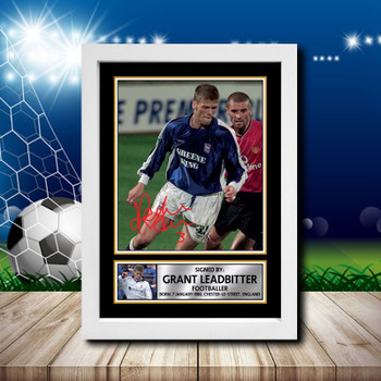 Hermann Hreidarsson 2 Signed Autographed Footballers Star Poster Print Framed Merch Gift Hermann Hreidarsson 2 Signed Autographed Footballers Star Poster Print Framed Merch Gift