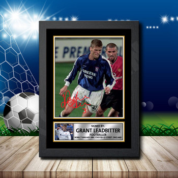 Hermann Hreidarsson 2 Signed Autographed Footballers Star Poster Print Framed Merch Gift Hermann Hreidarsson 2 Signed Autographed Footballers Star Poster Print Framed Merch Gift