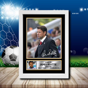 James Beattie 2 Signed Autographed Footballers Star Poster Print Framed Merch Gift James Beattie 2 Signed Autographed Footballers Star Poster Print Framed Merch Gift