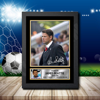 James Beattie 2 Signed Autographed Footballers Star Poster Print Framed Merch Gift James Beattie 2 Signed Autographed Footballers Star Poster Print Framed Merch Gift
