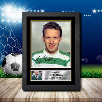 Jim Craig Signed Autographed Footballers Star Poster Print Framed Merch Gift