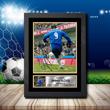Jimmy Floyd Signed Autographed Footballers Star Poster Print Framed Merch Gift