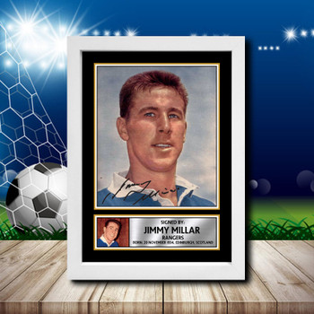 Jimmy Millar 1 Signed Autographed Footballers Star Poster Print Framed Merch Gift