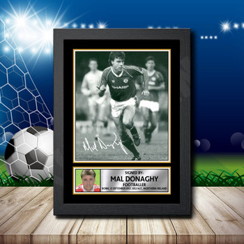Mal Donaghy 1 Signed Autographed Footballers Star Poster Print Framed Merch Gift Mal Donaghy 1 Signed Autographed Footballers Star Poster Print Framed Merch Gift