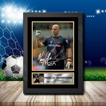 Marcus Hahnemann Signed Autographed Footballers Star Poster Print Framed Merch Gift Marcus Hahnemann Signed Autographed Footballers Star Poster Print Framed Merch Gift