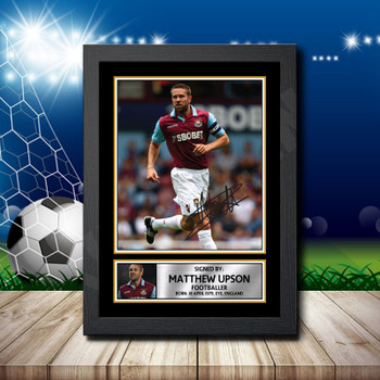 Matthew Upson 1 Signed Autographed Footballers Star Poster Print Framed Merch Gift