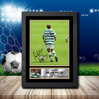 Milan Misun Signed Autographed Footballers Star Poster Print Framed Merch Gift Milan Misun Signed Autographed Footballers Star Poster Print Framed Merch Gift