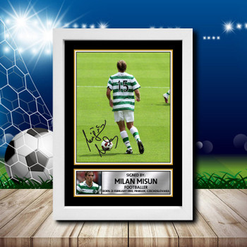 Milan Misun Signed Autographed Footballers Star Poster Print Framed Merch Gift Milan Misun Signed Autographed Footballers Star Poster Print Framed Merch Gift