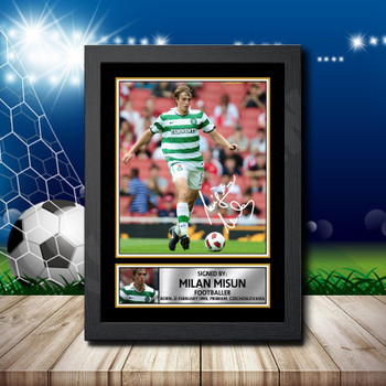 Milan Misun 2 Signed Autographed Footballers Star Poster Print Framed Merch Gift Milan Misun 2 Signed Autographed Footballers Star Poster Print Framed Merch Gift