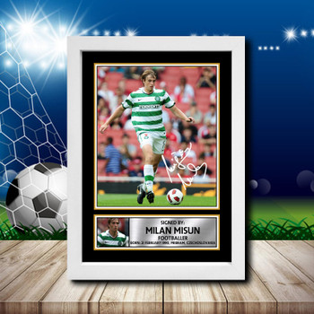 Milan Misun 2 Signed Autographed Footballers Star Poster Print Framed Merch Gift Milan Misun 2 Signed Autographed Footballers Star Poster Print Framed Merch Gift