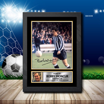 Moncur 1 Signed Autographed Footballers Star Poster Print Framed Merch Gift Moncur 1 Signed Autographed Footballers Star Poster Print Framed Merch Gift