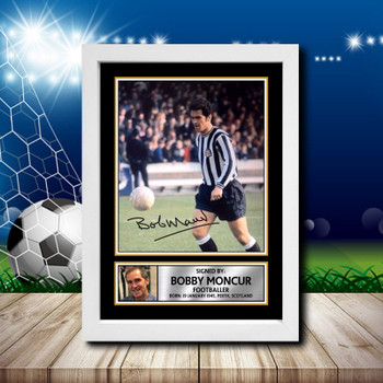 Moncur 1 Signed Autographed Footballers Star Poster Print Framed Merch Gift Moncur 1 Signed Autographed Footballers Star Poster Print Framed Merch Gift